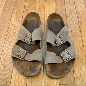Tan/ Taupe Suede Arizona Birkenstock
